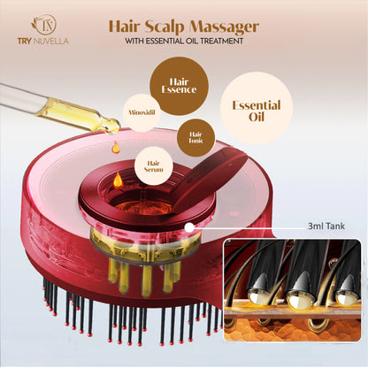 Nuvella Scalp Massager Comb